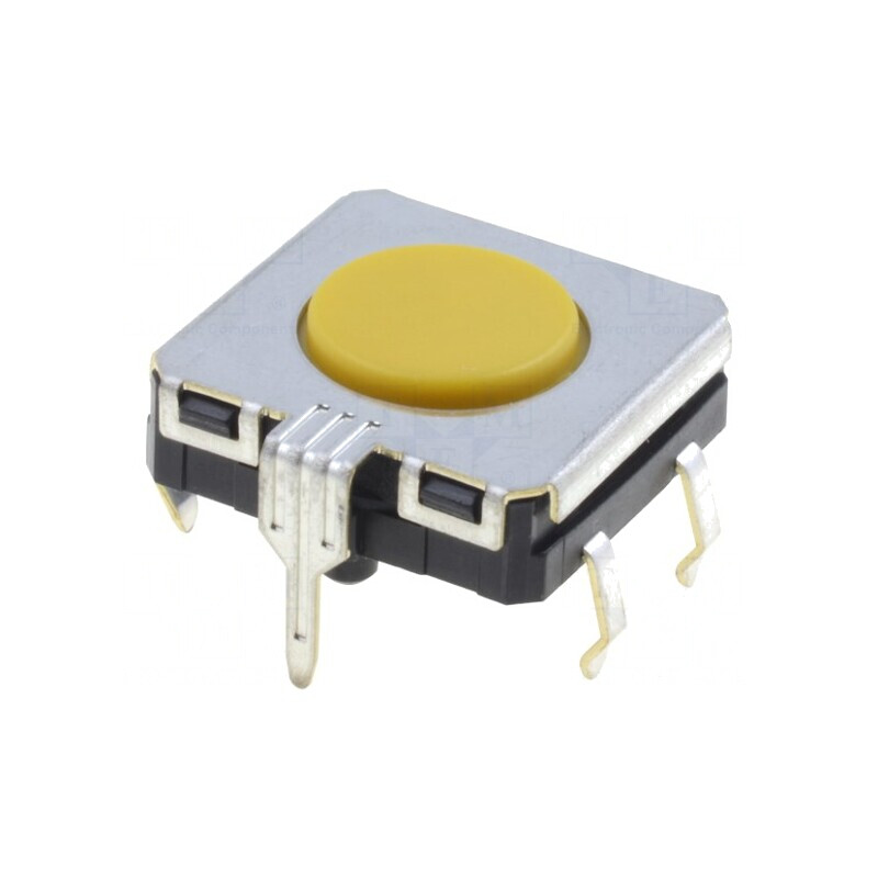Microîntrerupător TACT SPST-NO 0,05A 24VDC THT | Electronic-mag.ro | Componente Electronice