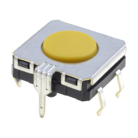 Microîntrerupător TACT SPST-NO 0,05A 24VDC THT | Electronic-mag.ro | Componente Electronice