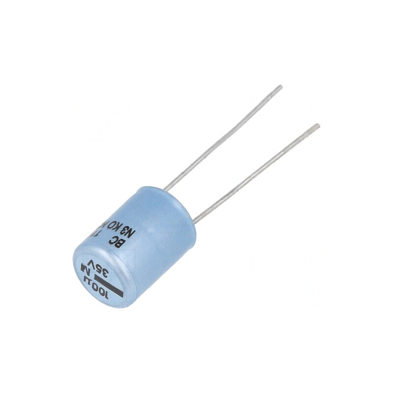 Condensator Electrolitic THT 100uF 35V 8.2x11mm | Electronic-mag.ro | Componente Electronice