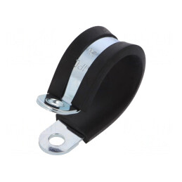 Clipsuri Oțel cu Protecție EPDM 26mm x 15mm | Electronic-mag.ro | Componente Electronice