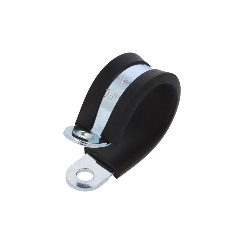 Clipsuri Oțel cu Protecție EPDM 26mm x 15mm | Electronic-mag.ro | Componente Electronice