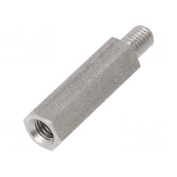 Piuliță-distanțieră filetată M5 25mm | Electronic-mag.ro | Componente Electronice