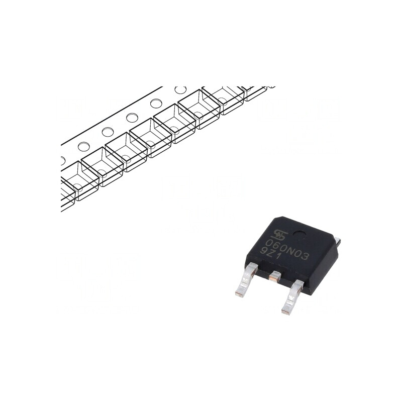 N-MOSFET Tranzistor 30V 51A 54W DPAK | Electronic-mag.ro | Componente Electronice