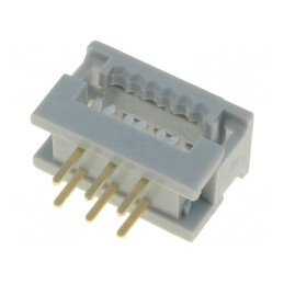 Adaptor IDC 6-PIN pentru Cablu Bandă 1.27mm | Electronic-mag.ro | Componente Electronice