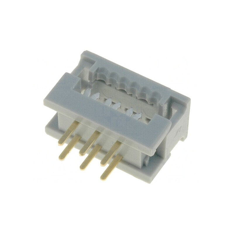 Adaptor IDC 6-PIN pentru Cablu Bandă 1.27mm | Electronic-mag.ro | Componente Electronice