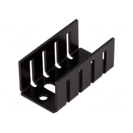 Radiator Negru TO220 35mmx18,5mmx15mm 15K/W | Electronic-mag.ro | Componente Electronice