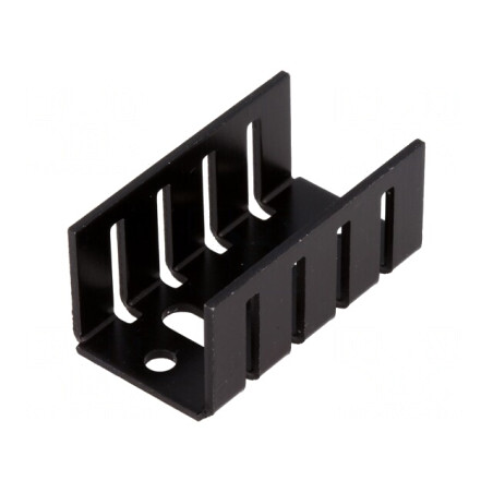 Radiator Negru TO220 35mmx18,5mmx15mm 15K/W | Electronic-mag.ro | Componente Electronice