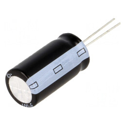 Condensator electrolitic THT 100uF 250VDC Ø16x30mm ±20% | Electronic-mag.ro | Componente Electronice