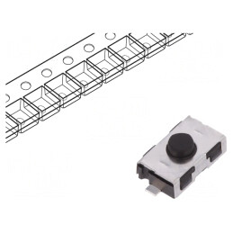 Microîntrerupător TACT SPST-NO 0,05A 32VDC SMT