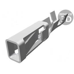 Pin mamă aurit crimpat 0,3-0,9mm² 22-18AWG AMPMODU MOD I | Electronic-mag.ro | Componente Electronice