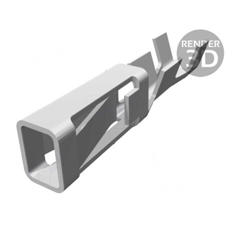 Pin mamă aurit crimpat 0,3-0,9mm² 22-18AWG AMPMODU MOD I | Electronic-mag.ro | Componente Electronice