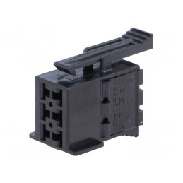 Conector cablu-cablu JPT mamă 6 pini negru | Electronic-mag.ro | Componente Electronice