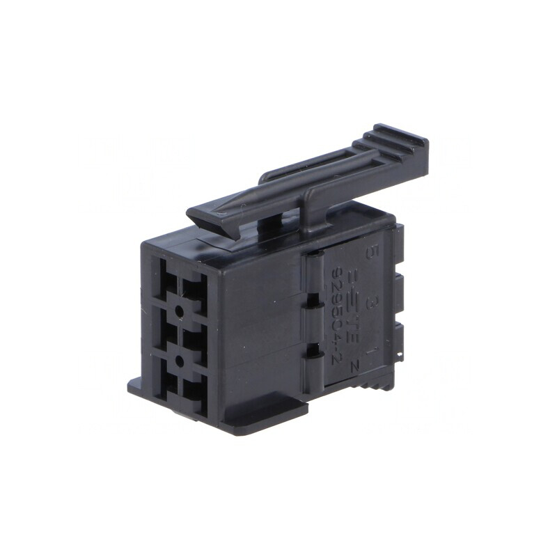 Conector cablu-cablu JPT mamă 6 pini negru | Electronic-mag.ro | Componente Electronice