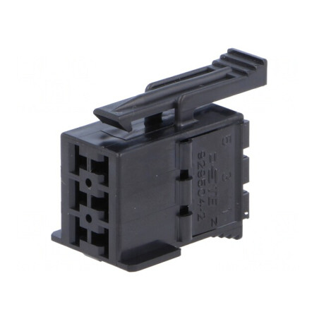 Conector cablu-cablu JPT mamă 6 pini negru | Electronic-mag.ro | Componente Electronice