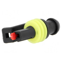 Conector Superseal 1.5 Mamă 1Pin 40-125°C | Electronic-mag.ro | Componente Electronice