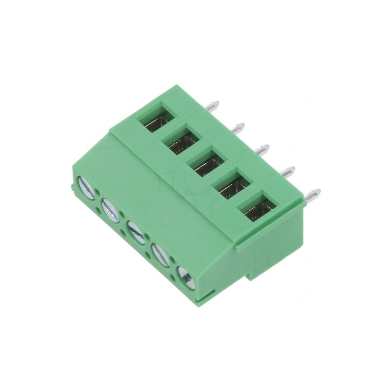 Regletă de Conexiuni PCB 90° 5mm 5 Piste 2,5mm2 | Electronic-mag.ro | Componente Electronice Regletă de Conexiuni PCB 90° 5mm 5 Piste 2,5mm2 | Electronic-mag.ro | Componente Electronice