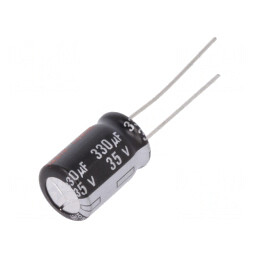 Condensator electrolitic 330uF 35V Ø10x16mm THT | Electronic-mag.ro | Componente Electronice