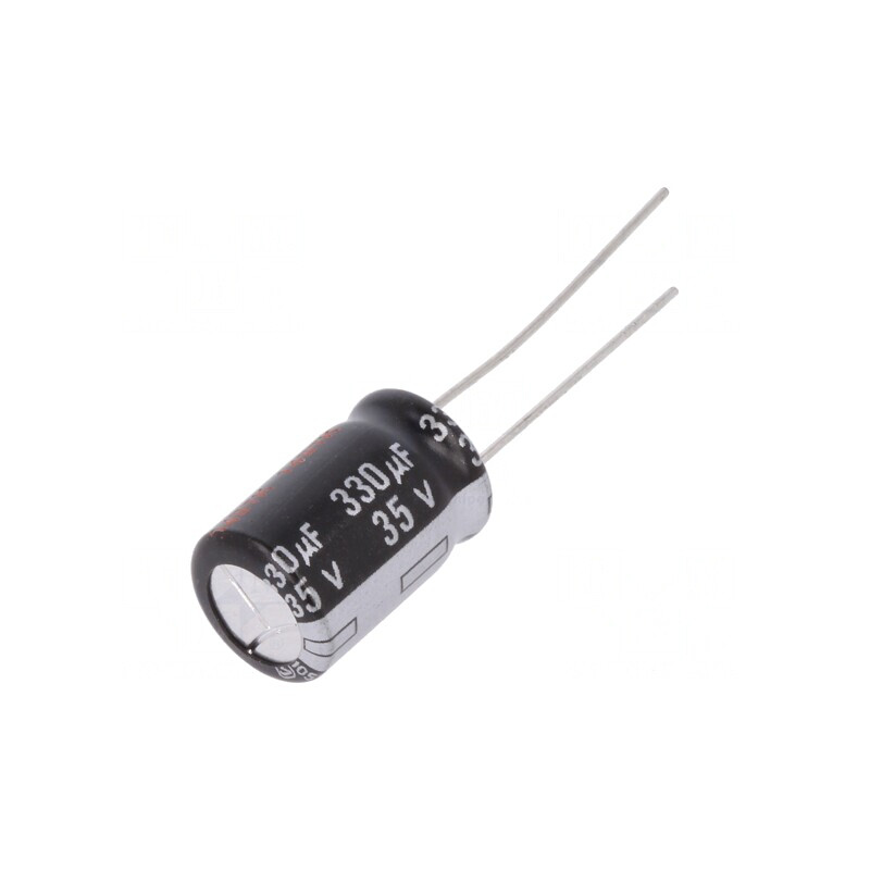 Condensator electrolitic 330uF 35V Ø10x16mm THT | Electronic-mag.ro | Componente Electronice