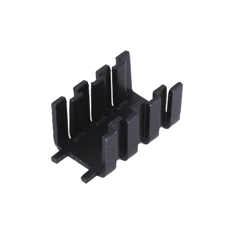 Radiator Presat Negru 32mm x 18.5mm x 15mm 16K/W | Electronic-mag.ro | Componente Electronice