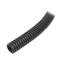 Tub de Protecție PVC Gri Închis 25m 750N | Electronic-mag.ro | Componente Electronice