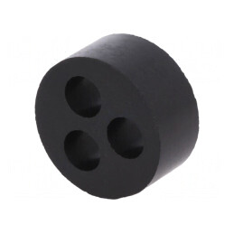 Insert Presetupă 6mm M25 IP54 Cauciuc NBR 3 Orificii | Electronic-mag.ro | Componente Electronice
