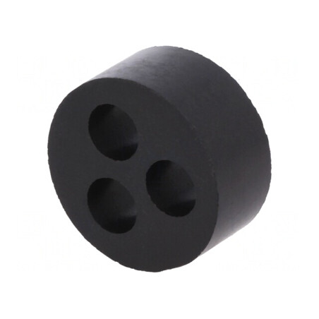 Insert Presetupă 6mm M25 IP54 Cauciuc NBR 3 Orificii | Electronic-mag.ro | Componente Electronice