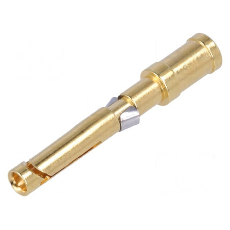 Pin Mamă Cupru Aurit 2,5mm2 Crimpat 10A | Electronic-mag.ro | Componente Electronice