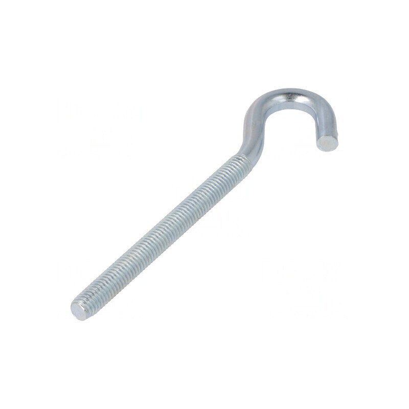 Cârlig În Unghi Oțel Zincat 120mm 80mm Filet | Electronic-mag.ro | Componente Electronice