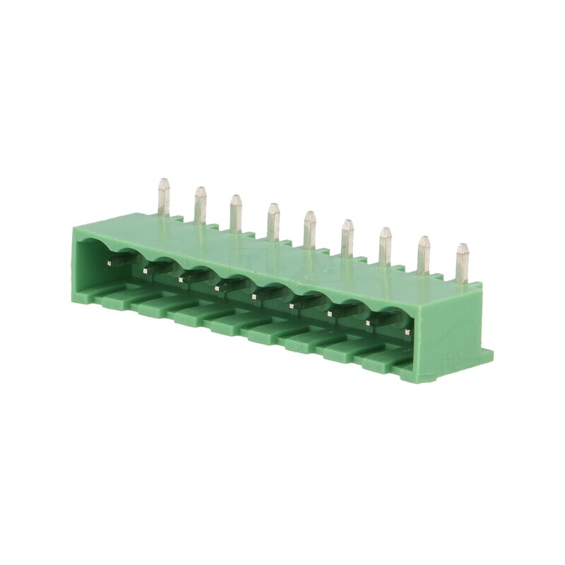 Regletă de conexiuni deconectabilă 5mm 9 pini tată | Electronic-mag.ro | Componente Electronice