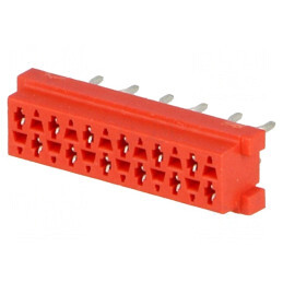 Micro-MaTch Soclu Mamă 12 Pin THT pentru PCB 2x6 | Electronic-mag.ro | Componente Electronice