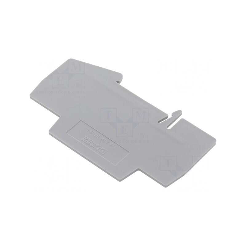 Placă de separare gri 2x53x88,7mm | Electronic-mag.ro | Componente Electronice