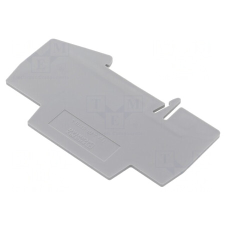 Placă de separare gri 2x53x88,7mm | Electronic-mag.ro | Componente Electronice