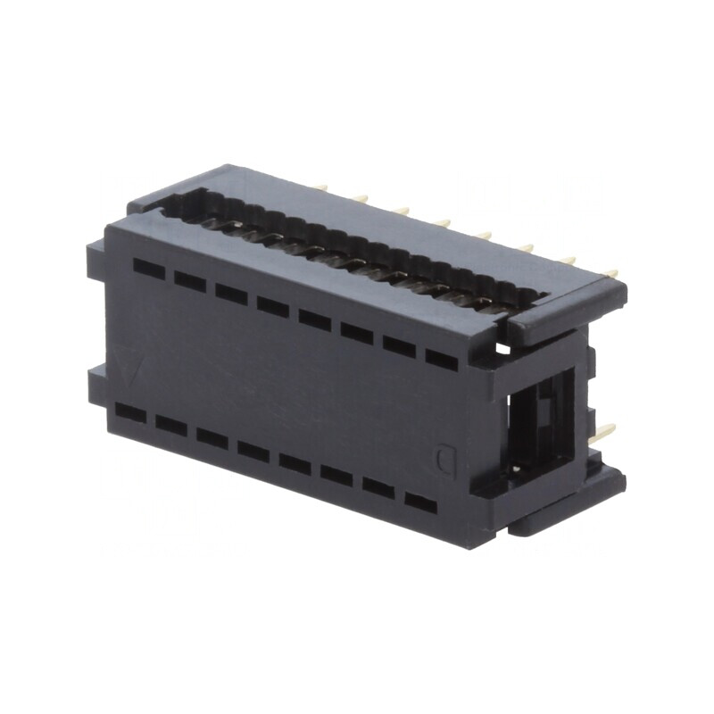 Adaptor IDC 16 PIN 7,62mm pentru cablu-banda 1,27mm THT | Electronic-mag.ro | Componente Electronice