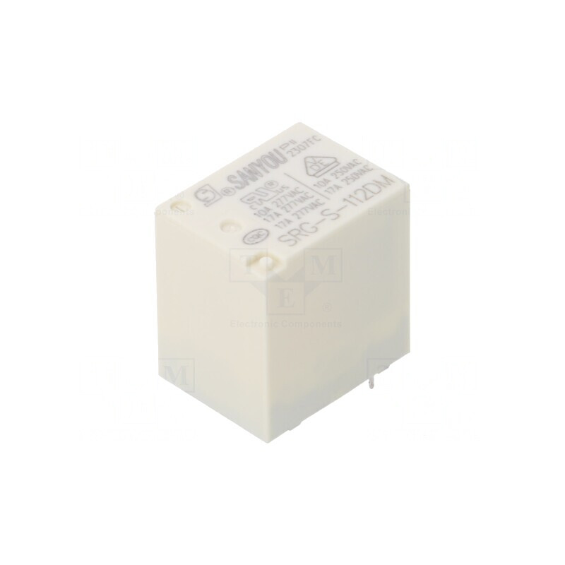Releu Electromagnetic SPST-NO 12V 17A 250VAC THT | Electronic-mag.ro | Componente Electronice