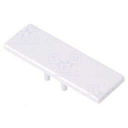 Obturator Alb pentru Profile LED, Set 2 Bucăți - TOPMET | Electronic-mag.ro | Componente Electronice