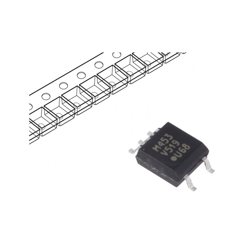 Optocuplor SMD 3.75kV 25V Tranzistori | Electronic-mag.ro | Componente Electronice
