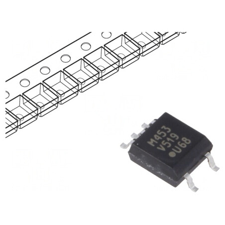 Optocuplor SMD 3.75kV 25V Tranzistori | Electronic-mag.ro | Componente Electronice