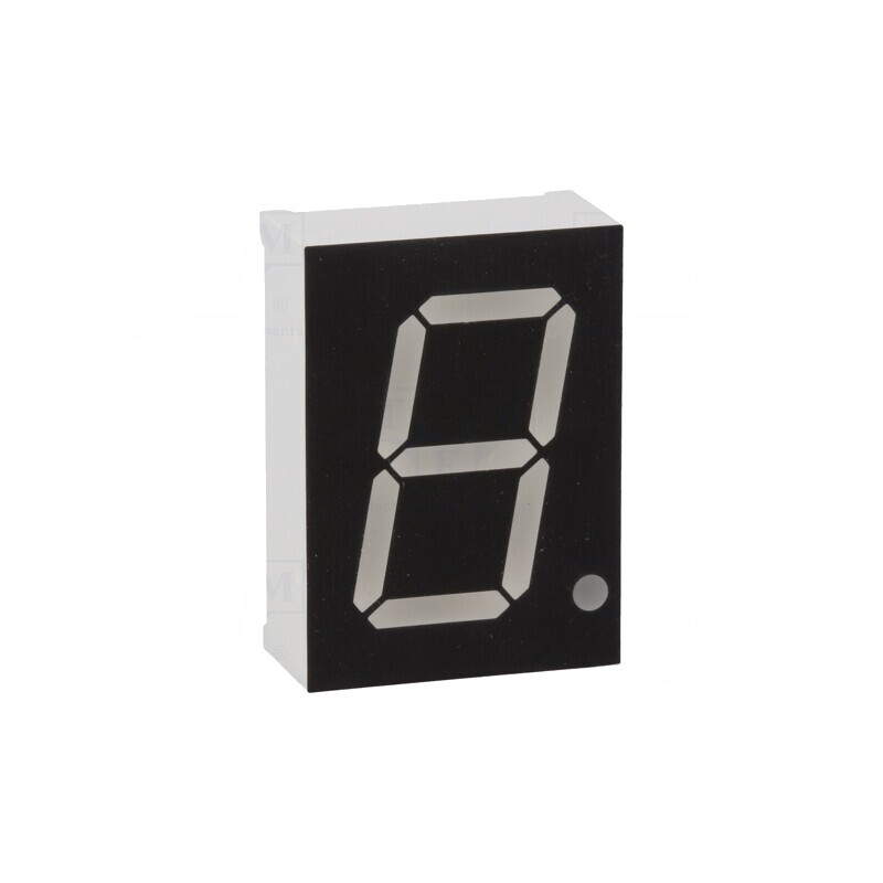 Afișaj LED 7 Segmente 20.4mm Roșu | Electronic-mag.ro | Componente Electronice