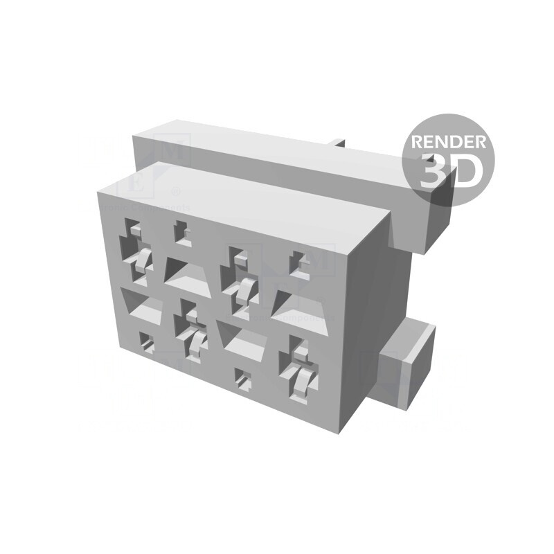 Soclu Micro-MaTch Mamă 4 PIN THT PCB 2x2 | Electronic-mag.ro | Componente Electronice