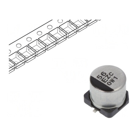 Condensator Hibrid 56uF 25V SMD | Electronic-mag.ro | Componente Electronice