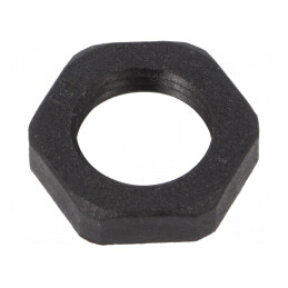 Piuliţă PG Poliamidă Neagră 22mm PMAFIX MN | Electronic-mag.ro | Componente Electronice