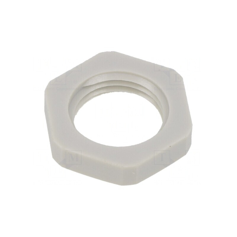 Piuliță PG Poliamidă Gri 22mm | Electronic-mag.ro | Componente Electronice