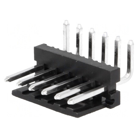 Soclu cablu-placă tată 6 pini 3,96mm THT cositorit | Electronic-mag.ro | Componente Electronice