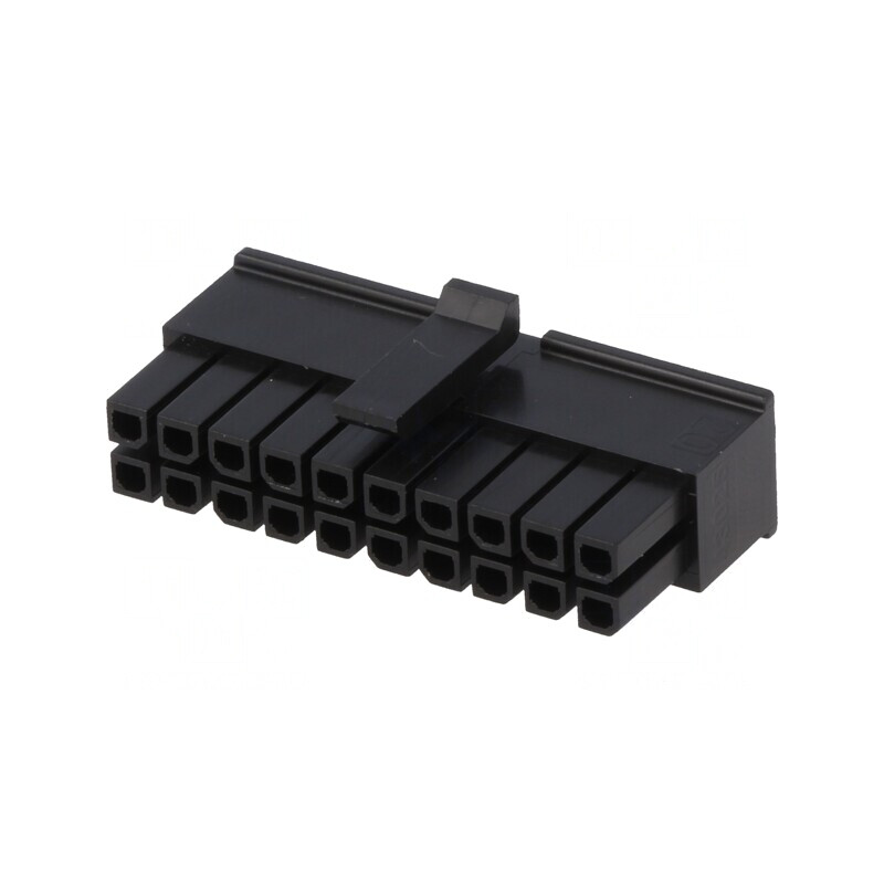 Mufă cablu-placă mamă Micro-Fit 3.0 3mm 20 pini fără contacte | Electronic-mag.ro | Componente Electronice Mufă cablu-placă mamă Micro-Fit 3.0 3mm 20 pini fără contacte | Electronic-mag.ro | Componente Electronice