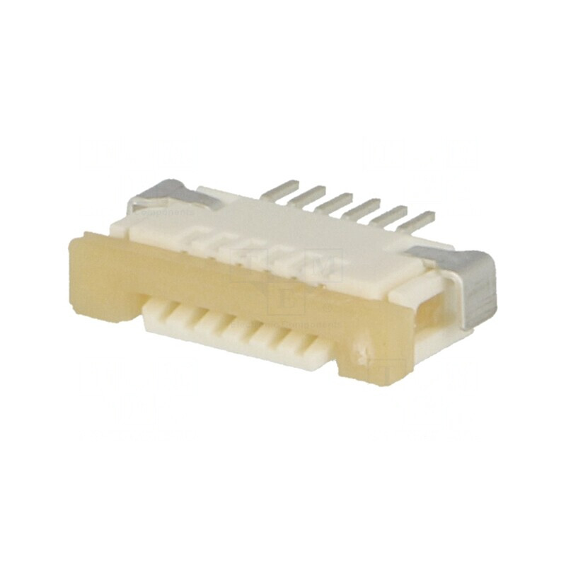 Conector FFC/FPC Orizontal 6 Pini ZIF | Electronic-mag.ro | Componente Electronice