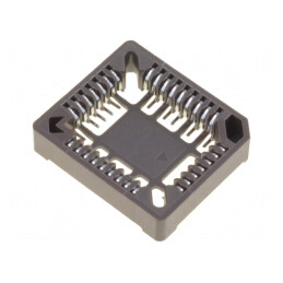 Soclu PLCC32 SMT bronz-fosfor pentru circuite integrate | Electronic-mag.ro | Componente Electronice