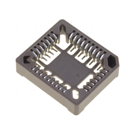 Soclu PLCC32 SMT bronz-fosfor pentru circuite integrate | Electronic-mag.ro | Componente Electronice