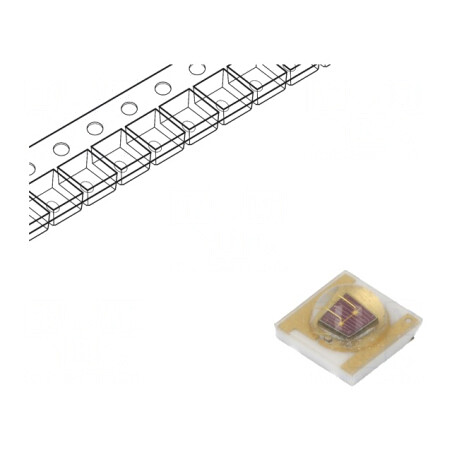 LED 3535 120° Convex 1W | Electronic-mag.ro | Componente Electronice