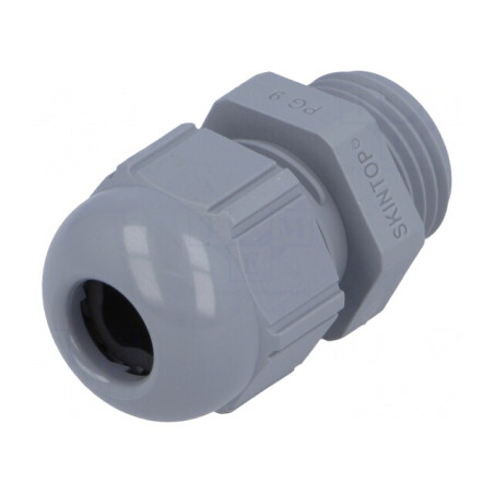 Garnitură Etanșare PG9 IP68 Gri Poliamidă | Electronic-mag.ro | Componente Electronice