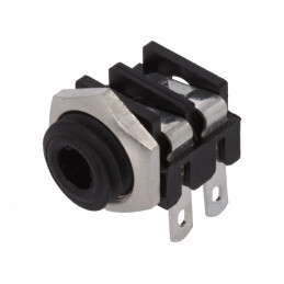 Soclu Jack 3.5mm Mamă Mono 2 Piste 90° Lipire | Electronic-mag.ro | Componente Electronice